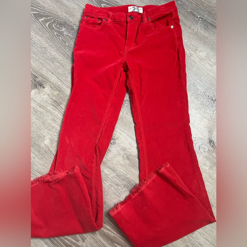 We The Free/Free People‎ Red Flare Pants- 25